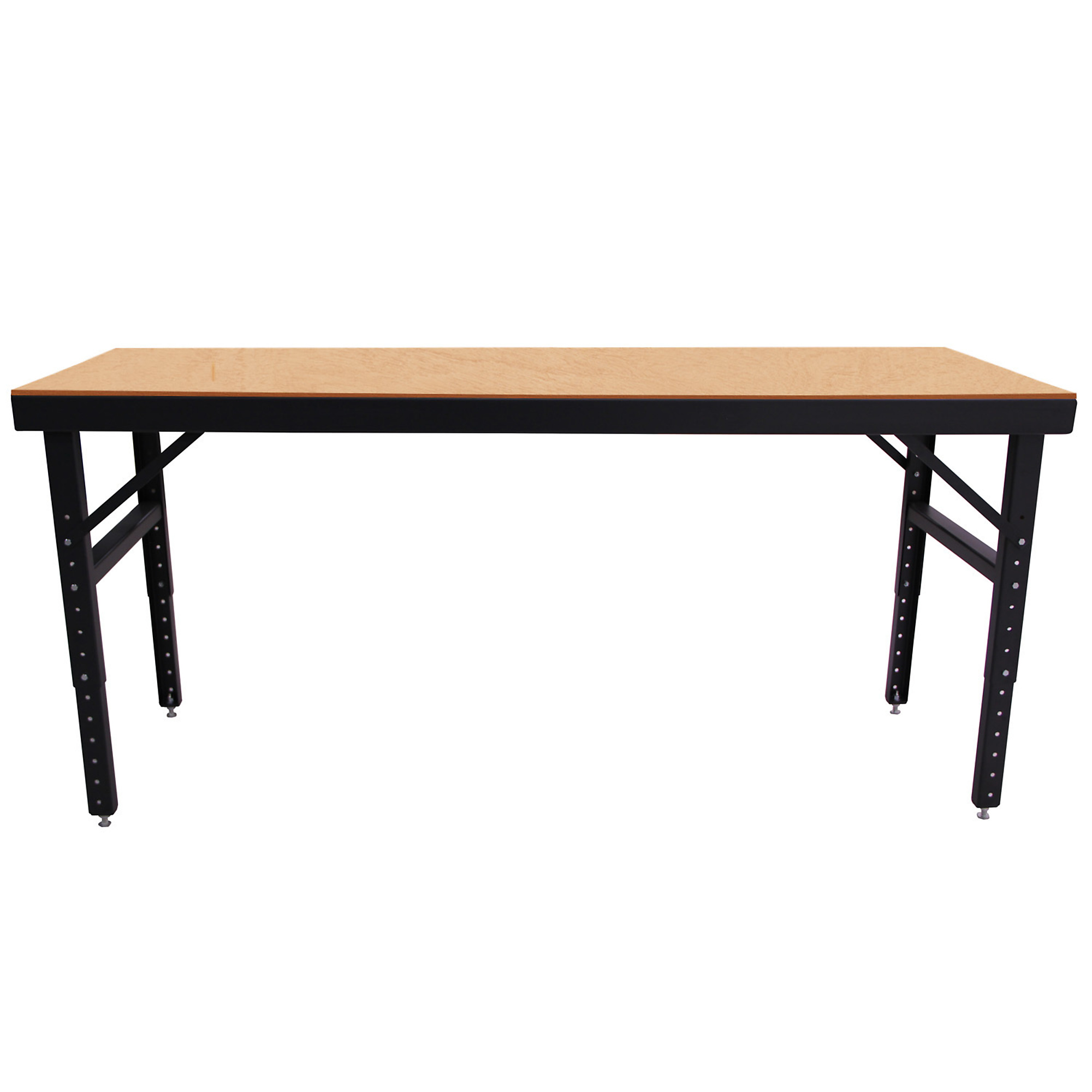Valley Craft, Adjustable Height Work Table, Width 96 in, Depth 28 in, Height 42 in, Model# F87869A1